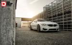 BMW M4 Coupe Midnight Frost M52R Wheels by Klassen 2015 года